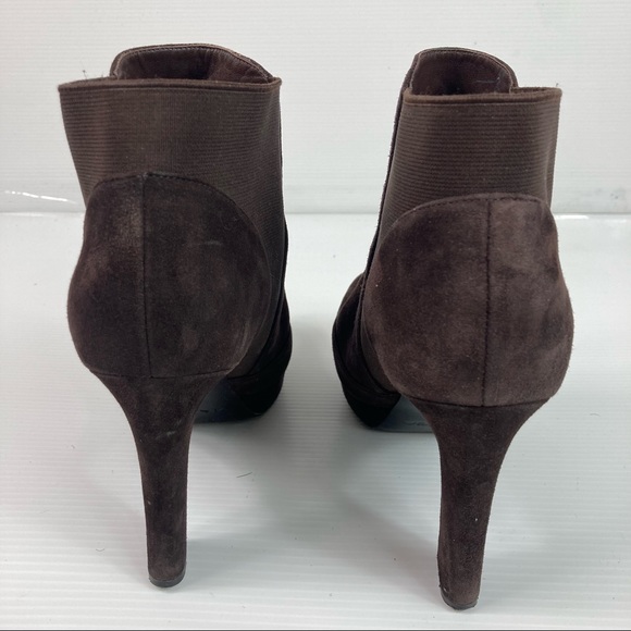 VIA SPIGA Women suede leather Heeled platform bootie size 7M US - Picture 6 of 7